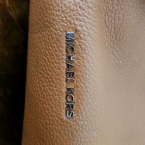 Michael Kors brown leather handbag
